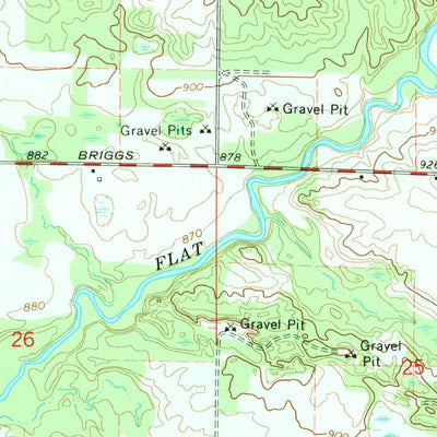 United States Geological Survey Langston, MI (1964, 24000-Scale) digital map