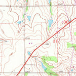 United States Geological Survey Langston, OK (1970, 24000-Scale) digital map