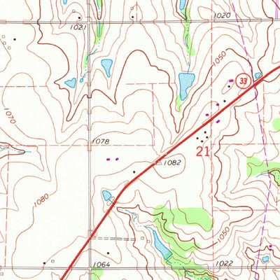 United States Geological Survey Langston, OK (1970, 24000-Scale) digital map