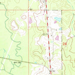 United States Geological Survey Lanham, MS (1964, 24000-Scale) digital map