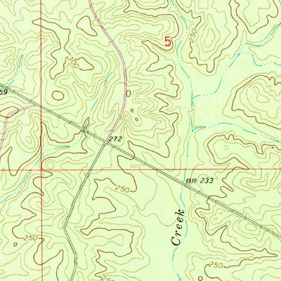 United States Geological Survey Lanham, MS (1964, 24000-Scale) digital map