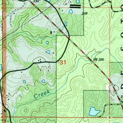 United States Geological Survey Lanham, MS (2000, 24000-Scale) digital map