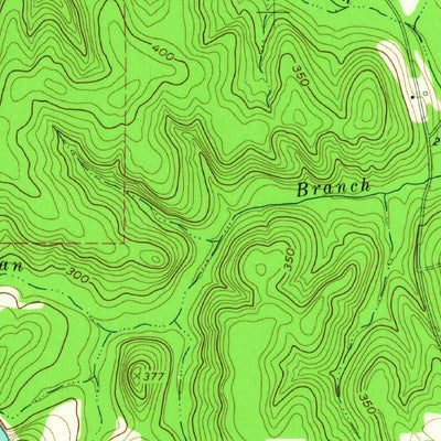 United States Geological Survey Lanier, TX (1962, 24000-Scale) digital map