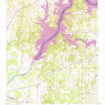 United States Geological Survey Laniers, AL (1951, 24000-Scale) digital map