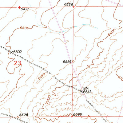 United States Geological Survey Lankin Dome, WY (1951, 24000-Scale) digital map