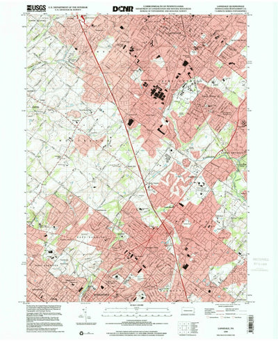 United States Geological Survey Lansdale, PA (1999, 24000-Scale) digital map