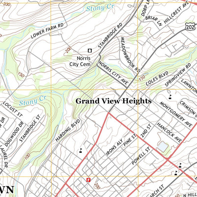 United States Geological Survey Lansdale, PA (2013, 24000-Scale) digital map