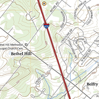 United States Geological Survey Lansdale, PA (2023, 24000-Scale) digital map