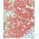 United States Geological Survey Lansdowne, PA (1967, 24000-Scale) digital map