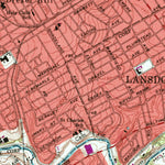 United States Geological Survey Lansdowne, PA (1967, 24000-Scale) digital map