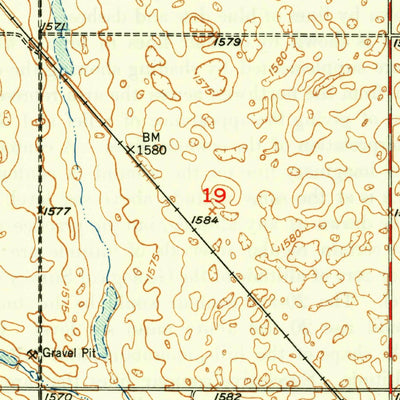 United States Geological Survey Lansford SE, ND (1949, 24000-Scale) digital map
