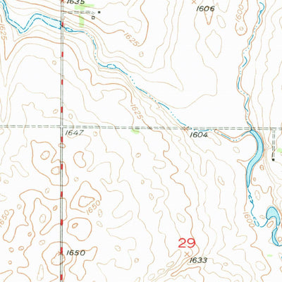 United States Geological Survey Lansford SW, ND (1948, 24000-Scale) digital map