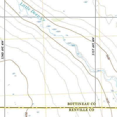 United States Geological Survey Lansford SW, ND (2020, 24000-Scale) digital map