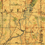 United States Geological Survey Lansing, MI (1912, 62500-Scale) digital map