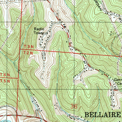 United States Geological Survey Lansing, OH (1994, 24000-Scale) digital map