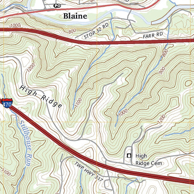 United States Geological Survey Lansing, OH (2023, 24000-Scale) digital map