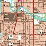 United States Geological Survey Lansing South, MI (1965, 24000-Scale) digital map