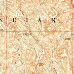 United States Geological Survey Lantry NE, SD (1952, 24000-Scale) digital map