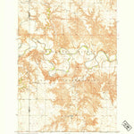 United States Geological Survey Lantry NW, SD (1952, 24000-Scale) digital map