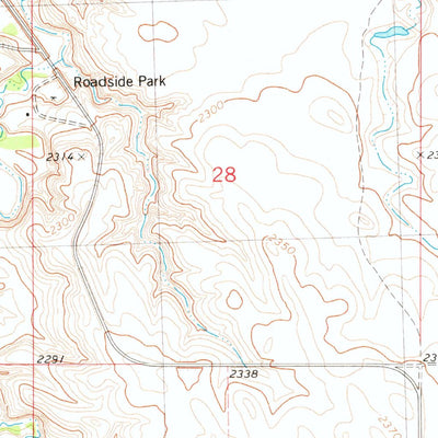 United States Geological Survey Lantry, SD (1981, 24000-Scale) digital map