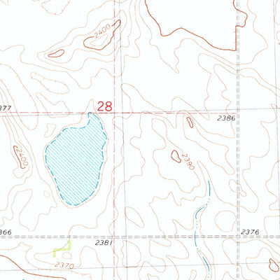 United States Geological Survey Lantry SE, SD (1981, 24000-Scale) digital map