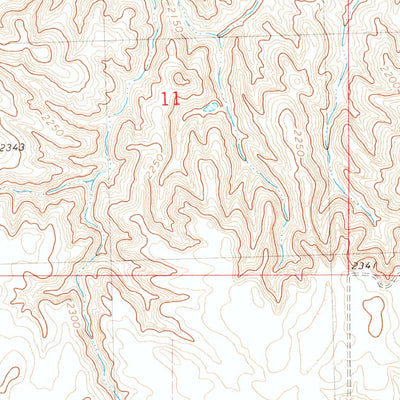 United States Geological Survey Lantry SE, SD (1981, 24000-Scale) digital map