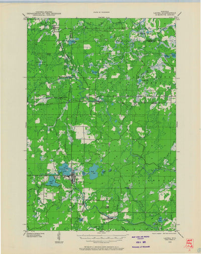 United States Geological Survey Laona, WI (1939, 48000-Scale) digital map