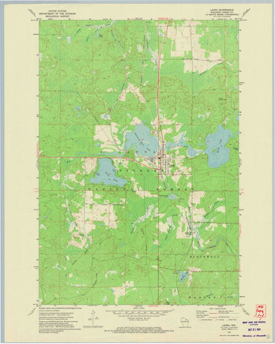 United States Geological Survey Laona, WI (1972, 24000-Scale) digital map