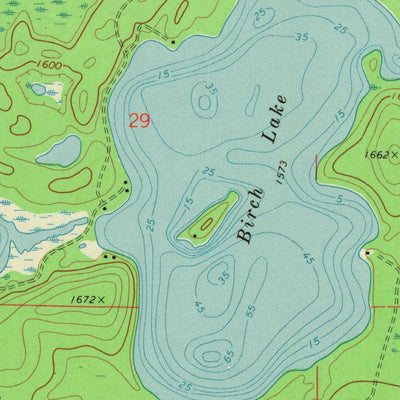 United States Geological Survey Laona, WI (1972, 24000-Scale) digital map