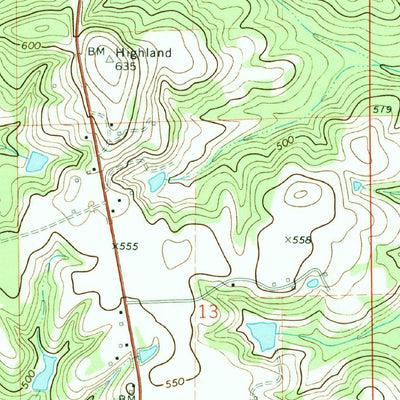 United States Geological Survey Lapine, AL (1971, 24000-Scale) digital map