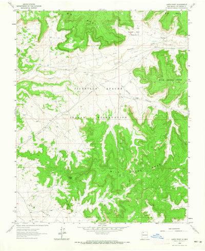 United States Geological Survey Lapis Point, NM (1963, 24000-Scale) digital map