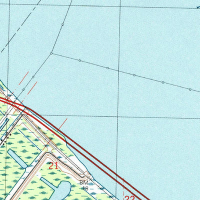 United States Geological Survey Laplace, LA (1992, 24000-Scale) digital map