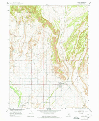 United States Geological Survey Lapoint, UT (1964, 24000-Scale) digital map