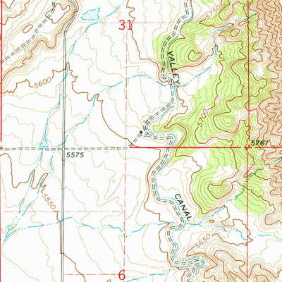 United States Geological Survey Lapoint, UT (1964, 24000-Scale) digital map