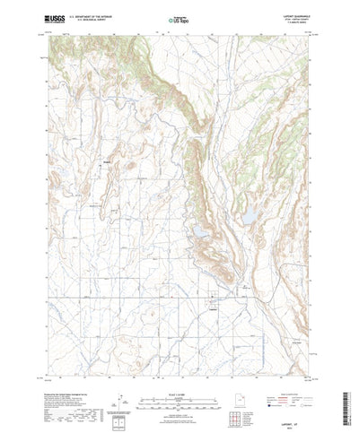 United States Geological Survey Lapoint, UT (2023, 24000-Scale) digital map