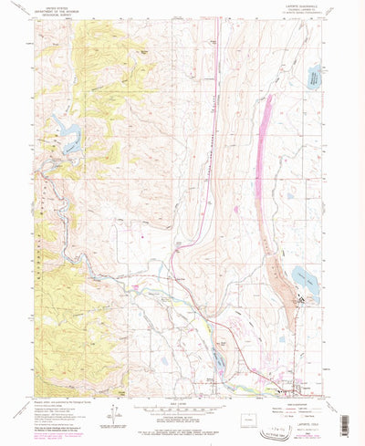 United States Geological Survey Laporte, CO (1962, 24000-Scale) digital map