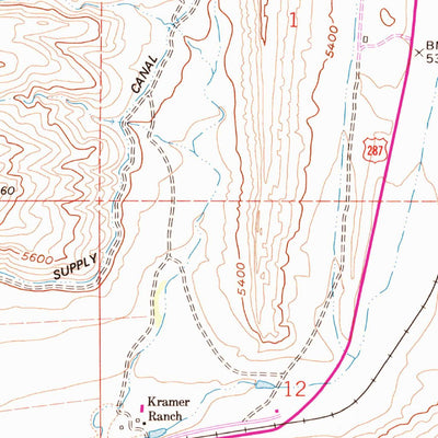 United States Geological Survey Laporte, CO (1962, 24000-Scale) digital map