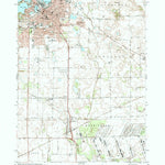 United States Geological Survey Laporte East, IN (1974, 24000-Scale) digital map