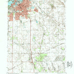 United States Geological Survey Laporte East, IN (1977, 24000-Scale) digital map