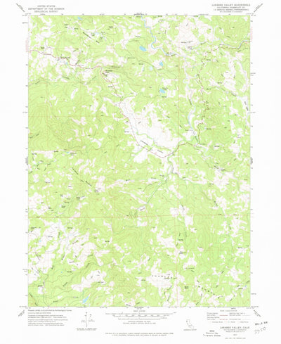 United States Geological Survey Larabee Valley, CA (1977, 24000-Scale) digital map