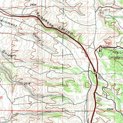 United States Geological Survey Laramie, WY (1981, 100000-Scale) digital map