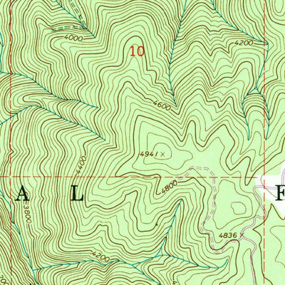 United States Geological Survey Larch Butte, ID (1965, 24000-Scale) digital map