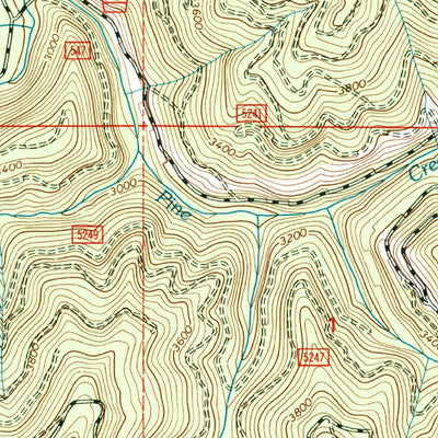 United States Geological Survey Larch Butte, ID (1994, 24000-Scale) digital map