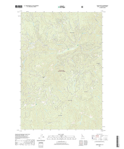 United States Geological Survey Larch Butte, ID (2020, 24000-Scale) digital map