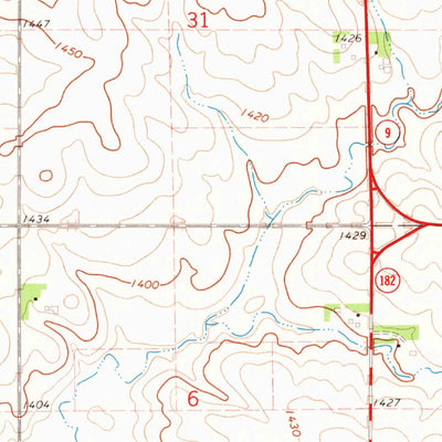 United States Geological Survey Larchwood, IA (1971, 24000-Scale) digital map