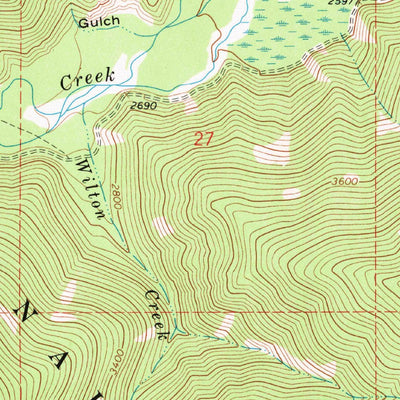 United States Geological Survey Larchwood, MT (1966, 24000-Scale) digital map