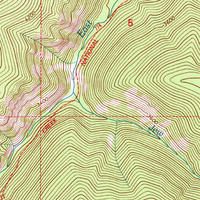 United States Geological Survey Larchwood, MT (1997, 24000-Scale) digital map