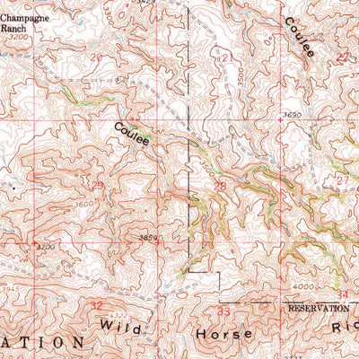 United States Geological Survey Laredo, MT (1959, 62500-Scale) digital map