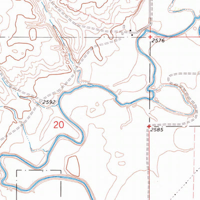United States Geological Survey Laredo, MT (1970, 24000-Scale) digital map