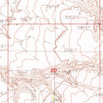 United States Geological Survey Laredo NE, MT (1984, 24000-Scale) digital map